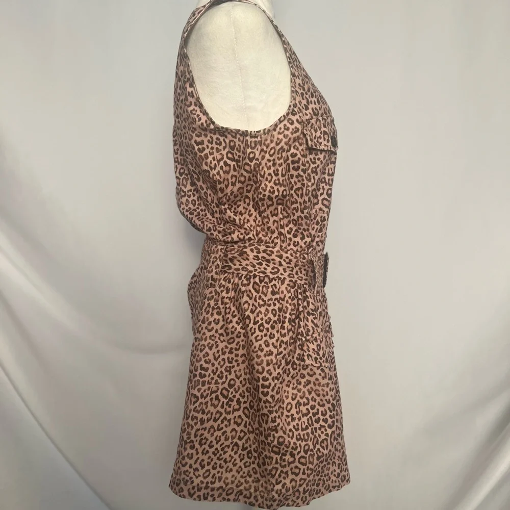 NWOT / J.Crew Norwood dress in leopard cozy chino - Picture 2 of 6